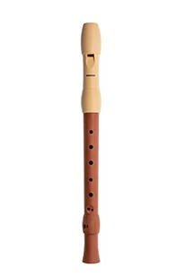 HOHNER Flet prosty Alegra Line, kość słoniowa, barokowy, dwuczęściowy - Instrumenty dęte - miniaturka - grafika 1