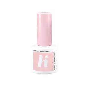 Hi Hybrid Lakier hybrydowy 5ml 103 Glossy Marble Hi Hybrid - Lakiery hybrydowe - miniaturka - grafika 1