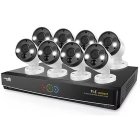 System kamer iGET HGNVK164908 Homeguard 4K UltraHD NVR PoE CCTV set 16CH + 8x kamera 4K se zvukem, LED a Smart detekcí (HGNVK164908) - Zestawy do monitoringu - miniaturka - grafika 1