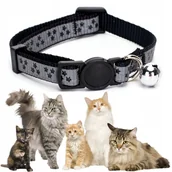 Obroże dla kotów - Obroża dla kota ODBLASKOWA regulowana z dzwoneczkiem widoczna po zmroku - miniaturka - grafika 1