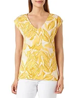 Koszulki i topy damskie - Taifun T-shirt damski, Wzór Golden Cumin, 38 - miniaturka - grafika 1