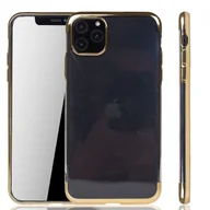 Etui i futerały do telefonów - Etui na telefon komórkowy Apple iPhone 11 Pro Max Gold - Clear - silikonowe etui z TPU w kolorze przezroczystego złota - miniaturka - grafika 1