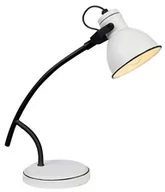 Lampy stojące - Candellux ZUMBA LAMPA GABINETOWA SZTYCA SKOS 1X40W E14 BIAŁY+CZARNY 41-72085 - miniaturka - grafika 1