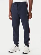 Spodnie sportowe męskie - Nautica Spodnie dresowe Yakima N1T04064 Granatowy Regular Fit - miniaturka - grafika 1