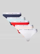 Majtki damskie - Stringi z elastycznym pasem z logo w zestawie 5 szt. - miniaturka - grafika 1