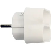 Listwy zasilające - OEM Rozgałęźnik 2 gniazda płaskie AC 230V 2,5A - Vorel 72400 - biały TOY-12787 - miniaturka - grafika 1