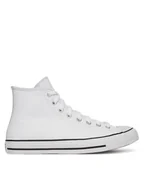Trampki męskie - Converse Trampki Chuck Taylor All Star Leather A10554C Biały - miniaturka - grafika 1