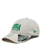 Czapki damskie - New Era Czapka Wmns Repreve Usa 920 60364200 Szary - miniaturka - grafika 1