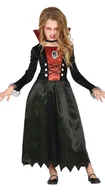 Dodatki do strojów karnawałowych - Strój dla dzieci wampirzyca sukienka z kołnierzem 7-9 lat - miniaturka - grafika 1
