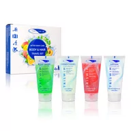 Kosmetyki do kąpieli - SBR Zestaw kosmetyków TRISWIM TRAVEL SET 4x90 ml - miniaturka - grafika 1