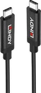 Kabel USB Lindy USB-C - USB-C 3 m Czarny (43348) - Kable USB - miniaturka - grafika 1