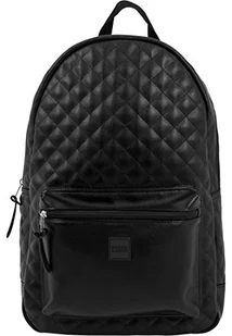 Urban Classics Diamond plecak wykonany z pikowanej skóry syntetycznej, czerwony, jeden rozmiar TB1285 - Plecaki - miniaturka - grafika 2