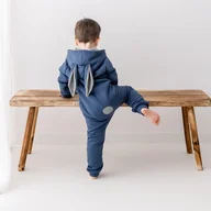Kombinezony dla dzieci - Rampers królik BLUE JEANS - miniaturka - grafika 1
