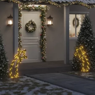 vidaXL Gwiazda betlejemska ze szpikulcami, 115 LED, 89 cm - Oświetlenie świąteczne vidaXL Gwiazda betlejemska ze szpikulcami, 115 LED, 89 cm - Oświetlenie świąteczne - miniaturka - grafika 1