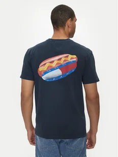 Tommy Jeans T-Shirt Fun Novelty DM0DM18552 Granatowy Regular Fit - Koszulki męskie - miniaturka - grafika 1