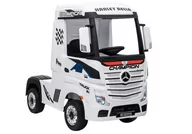 Pojazdy elektryczne dla dzieci - Import LEANToys Auto na Akumulator Mercedes Actros Biały - miniaturka - grafika 1