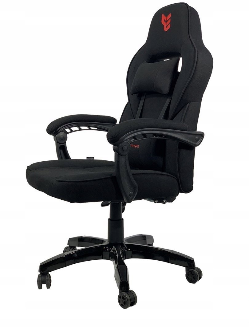 Fotel obrotowy do biurka TITAN BLACK FABRIC BASIC