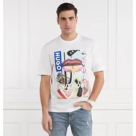 Koszulki męskie - Hugo Blue T-shirt Narcado | Regular Fit - miniaturka - grafika 1
