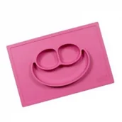 Miseczki i talerzyki dla dzieci - EZPZ EZPZ Talerzyk 2w1 Happy Mat EUHMP002 - miniaturka - grafika 1