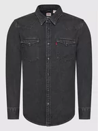 Koszule męskie - Levi's® Koszula jeansowa Barstow Western 85744-0038 Czarny Standard Fit - miniaturka - grafika 1