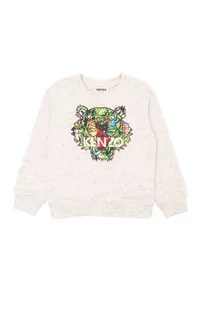 Kenzo kids Kenzo Kids bluza bawełniana dziecięca kolor biały z aplikacją - Kenzo kids - Bluzy damskie - miniaturka - grafika 1