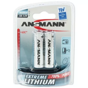 Ansmann Bateria Extreme Lithium 2xAA lithium2xaa - Baterie i akcesoria - miniaturka - grafika 1