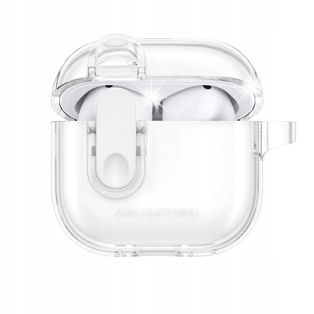 ETUI DO AIRPODS 4 CASE AMAZINGTHING MINIMAL CASE PRZEZROCZYSTE WYTRZYMAŁE