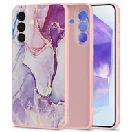 Etui i futerały do telefonów - Etui TECH-PROTECT Icon do Samsung Galaxy A56 5G Marmurowy - miniaturka - grafika 1