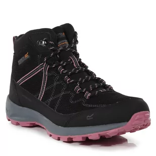 Trekkingi Regatta RWF700 Blk/Heathrro GHD - Buty trekkingowe damskie - miniaturka - grafika 1