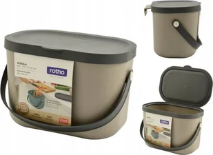 Kosz na śmieci Rotho Rotho Albula 3,2 L cappuccino - Kosze na śmieci - miniaturka - grafika 1