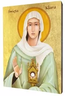 Ikony i obrazy sakralne - Ikona świętej Klary - miniaturka - grafika 1