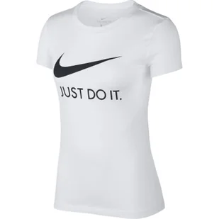 Podkoszulek Nike Sportswear Just Do It, Biały, Kobiety - Koszulki sportowe damskie - miniaturka - grafika 1