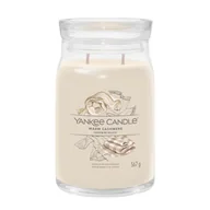 Świece - Yankee Candle Signature Warm Cashmere Duża Świeca Zapachowa 567G - miniaturka - grafika 1