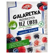 Galaretki - Celiko Galaretka Przezroczysta o Smaku Owoców Leśnych bez dodatku cukru bezglutenowa 14g - - miniaturka - grafika 1