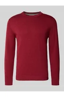 Swetry męskie - Sweter z dzianiny o kroju regular fit z czystej bawełny - Tom Tailor - miniaturka - grafika 1