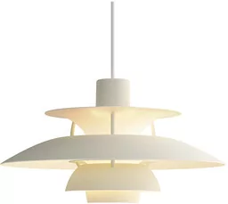 Louis Poulsen - PH 5 Lampa Wisząca Monochrome Pale Pewter Louis Poulsen - Lampy sufitowe - miniaturka - grafika 1