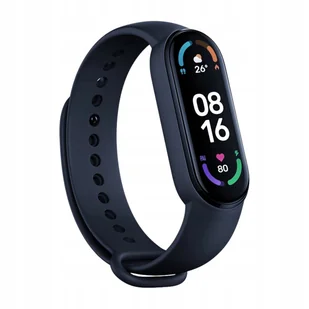 Opaska pasek zamienny do zegarka smartwatch xiaomi mi band 5/6/7 granatowy - Akcesoria do smartwatchy - miniaturka - grafika 1