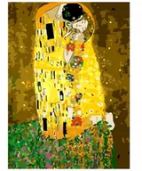 Malowanie po numerach - Obraz Do Malowania Po Numerach Pocałunek Klimt - miniaturka - grafika 1