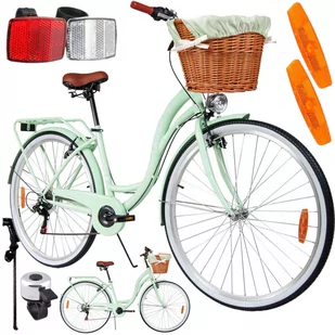 MalTrack Citybike Dreamer 6S 28 cali Miętowy 2023 - Rowery - miniaturka - grafika 2