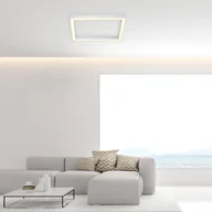 Lampy sufitowe - Paul Neuhaus PURE Pure-Lines sufitowa LED kwadrat alu - miniaturka - grafika 1