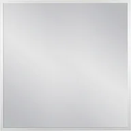 Lustra - Lustro łazienkowe kwadratowe 80x80 cm srebrna rama - miniaturka - grafika 1
