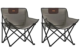 Krzesła kempingowe w kolorze szarym A3-T47 - Fotele i krzesła ogrodowe Krzesła kempingowe w kolorze szarym A3-T47 - Fotele i krzesła ogrodowe - miniaturka - grafika 1