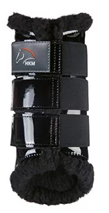 HKM 547995 HKM ochraniacze -Comfort Lack-, XL, czarne/czarne - Akcesoria jeździeckie - miniaturka - grafika 1