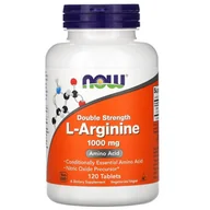 Suplementy naturalne - Now Foods L-Arginina - aminokwasy - 1000 mg 120 kaps. - miniaturka - grafika 1