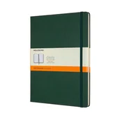 Artykuły biurowe - Moleskine 8058647629100 notatniki - klasyczna kolekcja Xlarge, w linie, twarda okładka zieleń mirtów - miniaturka - grafika 1