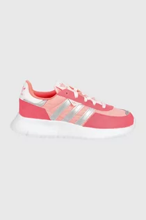 Buty dla dziewczynek - Adidas Originals Originals sneakersy dziecięce Retropy kolor różowy - grafika 1