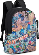 Plecaki - Riva Case Riva NB Plecak Agora 12L czarny/skater 5420 (5420 BLACK) - miniaturka - grafika 1