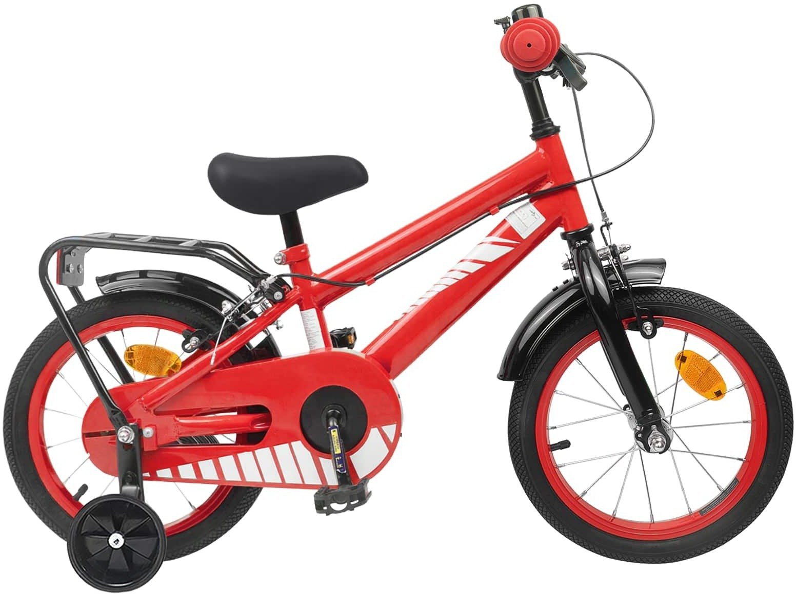 vidaXL vidaXL Rower Dziecięcy 14 Cali dla dzieci w wieku 3-5 lat czerwony