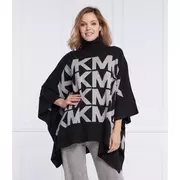 Swetry damskie - Michael Kors Ponczo | Oversize fit | z dodatkiem wełny i kaszmiru - miniaturka - grafika 1