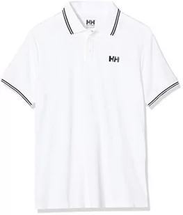 Helly Hansen męska koszulka polo w kolorze białym, szybkoschnąca, klasyczna letnia koszulka polo dla mężczyzn, szybkoschnąca tkanina, biały - Koszulki męskie - miniaturka - grafika 1